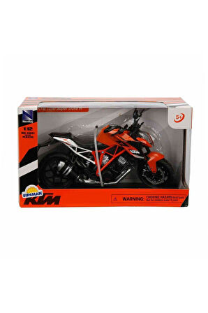 57653 1:12 1290 Super Duke R KTM Model Motor Kız Erkek Çocuk Oyuncak Eğitici Oyuncaklar