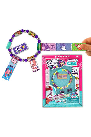 Sticki Rolls Stickerlı Bileklik SR100 Kız Erkek Çocuk Oyuncak Eğitici Oyuncaklar