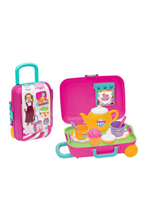 03496 Candy & Ken Çay Set Bavulum Kız Erkek Çocuk Oyuncak Eğitici Oyuncaklar