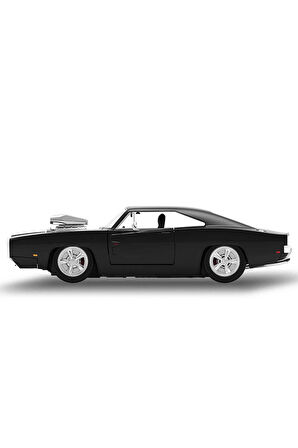 1:16 1970 Dodge Charger R/T Sesli ve Işıklı Uzaktan Kumandalı Araba Kız Erkek Çocuk Oyuncak Eğitici