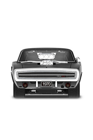 1:16 1970 Dodge Charger R/T Sesli ve Işıklı Uzaktan Kumandalı Araba Kız Erkek Çocuk Oyuncak Eğitici