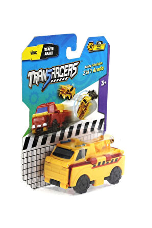 Transracers Dönüşen Araçlar Vinç / İtfaiye Aacı Kız Erkek Çocuk Oyuncak Eğitici Oyuncaklar