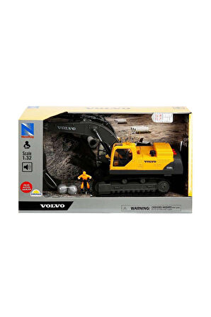 Sunman 1:32 Sesli ve Işıklı Volvo Ekskavatör - S00002229 Kız Erkek Çocuk Oyuncak Eğitici Oyuncaklar