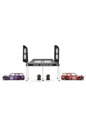 Mini GT 1:64 Kaido House Tent V1 Kız Erkek Çocuk Oyuncak Eğitici Oyuncaklar