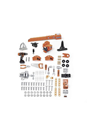 Smoby Black & Decker Vinçli Çalışma Tezgahı 360731 Kız Erkek Çocuk Oyuncak Eğitici Oyuncaklar