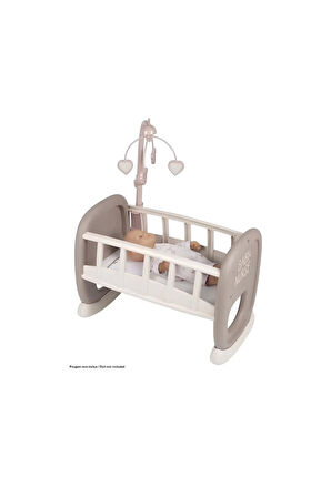 Smoby Baby Nurse Sallanan Dönenceli Bebek Beşiği 220372 ***OYUNCAKTIR*** Kız Erkek Çocuk Oyuncak Eği