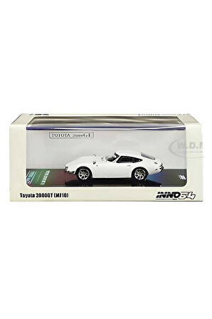 Inno 1:64 Toyota 2000GT MF10 White Kız Erkek Çocuk Oyuncak Eğitici Oyuncaklar