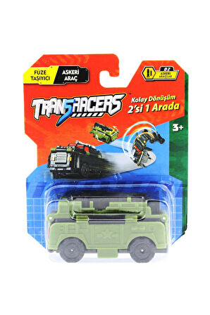 Transracers Dönüşen Araçlar Askeri Araçlar Füze / Askeri Araç Kız Erkek Çocuk Oyuncak Eğitici Oyunca