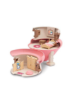 PUF20000 Şirinler Mantar Evi Oyun Seti - Model Bildirin Kız Erkek Çocuk Oyuncak Eğitici Oyuncaklar