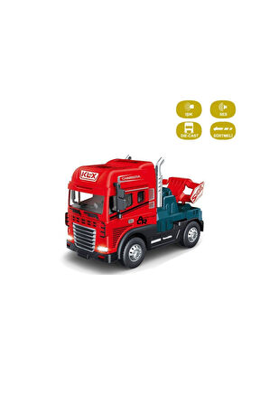 KLX600-345 Sürtmeli Işıklı Müzikli 1:24 Çekici (Tır Kafası) -1adet fiyatıdır Kız Erkek Çocuk Oyuncak