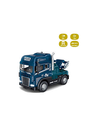 KLX600-345 Sürtmeli Işıklı Müzikli 1:24 Çekici (Tır Kafası) -1adet fiyatıdır Kız Erkek Çocuk Oyuncak