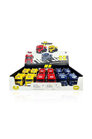 KLX600-345 Sürtmeli Işıklı Müzikli 1:24 Çekici (Tır Kafası) -1adet fiyatıdır Kız Erkek Çocuk Oyuncak