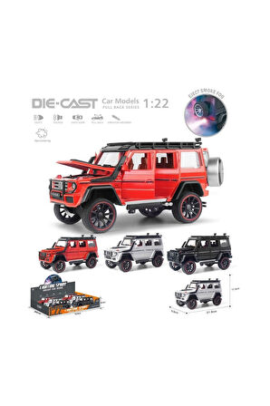 HCL-501A Çek Bırak 1:22 Sesli Ve Işıklı Buharlı G-Lüx Metal Jeep Kız Erkek Çocuk Oyuncak Eğitici Oyu