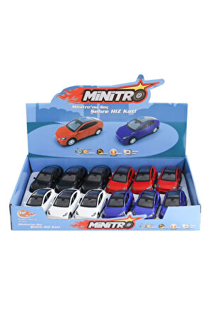 FY6368-12D 1 36 Metal Çek Bırak Sesli Işıklı Araba -Birliktoys Kız Erkek Çocuk Oyuncak Eğitici Oyunc