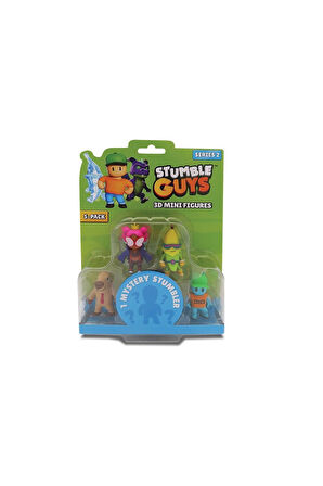 TUY14000 Stumble Guys 5li Mini Figür S2-SG-30006_5 - 1 Kutu Fiyatıdır Kız Erkek Çocuk Oyuncak Eğitic