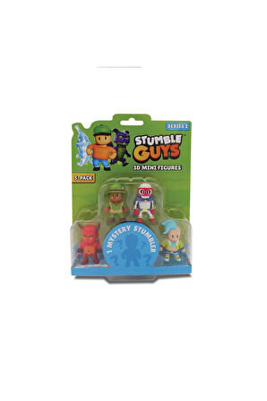 TUY14000 Stumble Guys 5li Mini Figür S2-SG-30006_5 - 1 Kutu Fiyatıdır Kız Erkek Çocuk Oyuncak Eğitic