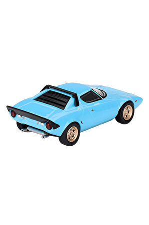 Mini GT 1/64 Lancia Stratos HF Stradale Azzuro Chiaro MGT00624 Kız Erkek Çocuk Oyuncak Eğitici Oyunc