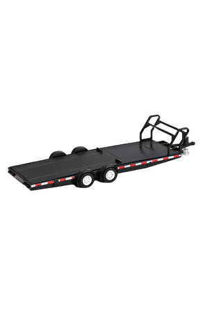 Mini GT 1/64 Car Hauler Trailer Black MGTAC19 Kız Erkek Çocuk Oyuncak Eğitici Oyuncaklar