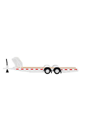 Mini GT 1/64 Car Hauler Trailer White MGTAC21 Kız Erkek Çocuk Oyuncak Eğitici Oyuncaklar