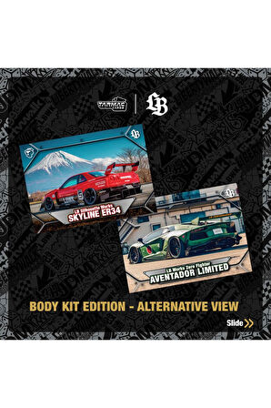 Tarmac Cards Liberty Walk Koleksiyonluk Kartları Cilt 01 Kutu TC-LBC-01 Kız Erkek Çocuk Oyuncak Eğit