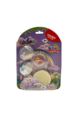 Paulinda Slime Super Putty Rainbow 80 ml S00095535 Kız Erkek Çocuk Oyuncak Eğitici Oyuncaklar