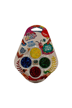 Paulinda Magic Glitter 4x2 Hobi Set S00095851 Kız Erkek Çocuk Oyuncak Eğitici Oyuncaklar