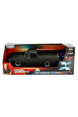8429 1:16 Fast & Furious 1967 Chevrolet El Camino USB Şarjlı Uzaktan Kumandalı Araba Kız Erkek Çocuk