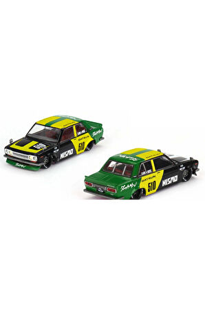 Mini GT 1/64 Datsun Street 510 Racing V2 KHMG131 Kız Erkek Çocuk Oyuncak Eğitici Oyuncaklar