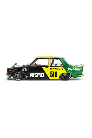 Mini GT 1/64 Datsun Street 510 Racing V2 KHMG131 Kız Erkek Çocuk Oyuncak Eğitici Oyuncaklar