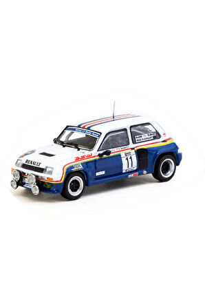 Tarmac Works 1/64 Renault 5 Turbo Rally Costa Brava 1985 #11 Kız Erkek Çocuk Oyuncak Eğitici Oyuncak