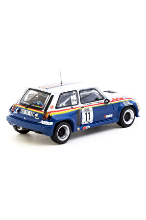 Tarmac Works 1/64 Renault 5 Turbo Rally Costa Brava 1985 #11 Kız Erkek Çocuk Oyuncak Eğitici Oyuncak