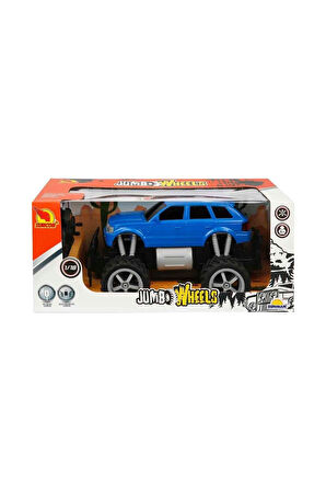 80012 1:18 Uzaktan Kumandalı Jumbo Wheels Usb Şarjlı Araba Kız Erkek Çocuk Oyuncak Eğitici Oyuncakla