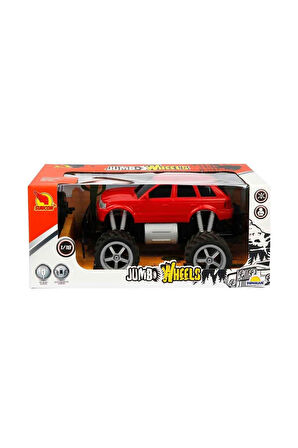 80012 1:18 Uzaktan Kumandalı Jumbo Wheels Usb Şarjlı Araba Kız Erkek Çocuk Oyuncak Eğitici Oyuncakla