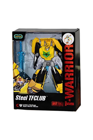 Transformers Metal Robot Sarı Kız Erkek Çocuk Oyuncak Eğitici Oyuncaklar