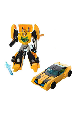 Transformers Metal Robot Sarı Kız Erkek Çocuk Oyuncak Eğitici Oyuncaklar