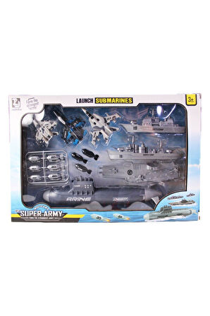 KZL-T074 Denizaltılı Savaş Oyun Seti Kız Erkek Çocuk Oyuncak Eğitici Oyuncaklar