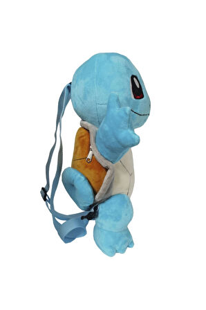 Pokemon Squirtle Peluş Sırt Çantası Kız Erkek Çocuk Oyuncak Eğitici Oyuncaklar