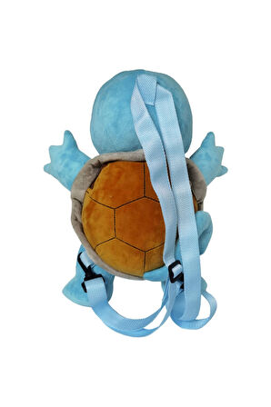 Pokemon Squirtle Peluş Sırt Çantası Kız Erkek Çocuk Oyuncak Eğitici Oyuncaklar