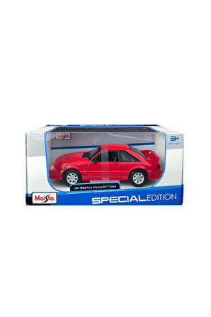 MAY 32906 1993 Ford Mustang SVT Cobra 1:24 -Necotoys Kız Erkek Çocuk Oyuncak Eğitici Oyuncaklar