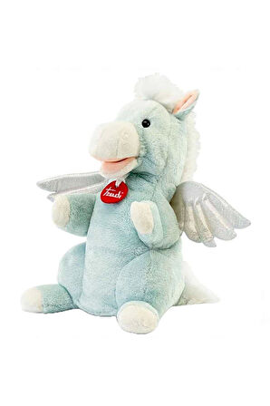 Trudi El Kuklası Peluş Pegasus 25cm Kız Erkek Çocuk Oyuncak Eğitici Oyuncaklar