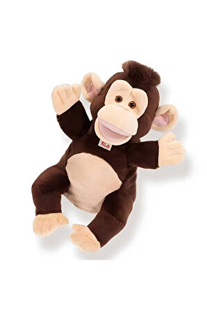 Puppet Monkey Peluş Kız Erkek Çocuk Oyuncak Eğitici Oyuncaklar