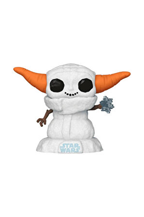 Funko POP Holiday Snowman Grogu Kız Erkek Çocuk Oyuncak Öğretici Oyuncaklar
