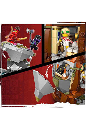 LEGO NINJAGO Ejderha Taşı Tapınağı 71819 Kız Erkek Çocuk Oyuncak Eğitici Oyuncaklar
