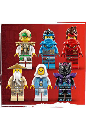 LEGO NINJAGO Ejderha Taşı Tapınağı 71819 Kız Erkek Çocuk Oyuncak Eğitici Oyuncaklar