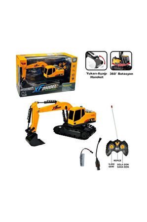 XFG-789-410A Uzaktan Kumandalı Full Fonksiyon Şarjlı XFModel Kazıcı Kız Erkek Çocuk Oyuncak Eğitici