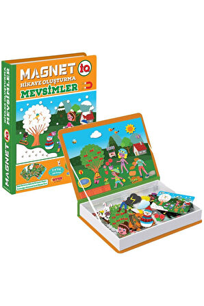 1505 DıyToy, Magnet Hikaye Oluşturma - Mevsimler / +3 yaş Kız Erkek Çocuk Oyuncak Eğitici Oyuncaklar