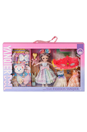 3688-033A Fashion Aksesuarlı Eklemli Bebek -Karsan Oyuncak Kız Erkek Çocuk Oyuncak Eğitici Oyuncakla