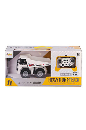 A8196-QH9008 Kumandalı Ağır Döküm Kamyon 1:24 -Asya Oyuncak Kız Erkek Çocuk Oyuncak Eğitici Oyuncakl