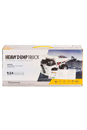 A8196-QH9008 Kumandalı Ağır Döküm Kamyon 1:24 -Asya Oyuncak Kız Erkek Çocuk Oyuncak Eğitici Oyuncakl