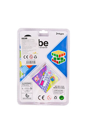 581-5-5D Magic Zeka Küpü 3x3x3 -Limon Oyuncak Kız Erkek Çocuk Oyuncak Eğitici Oyuncaklar